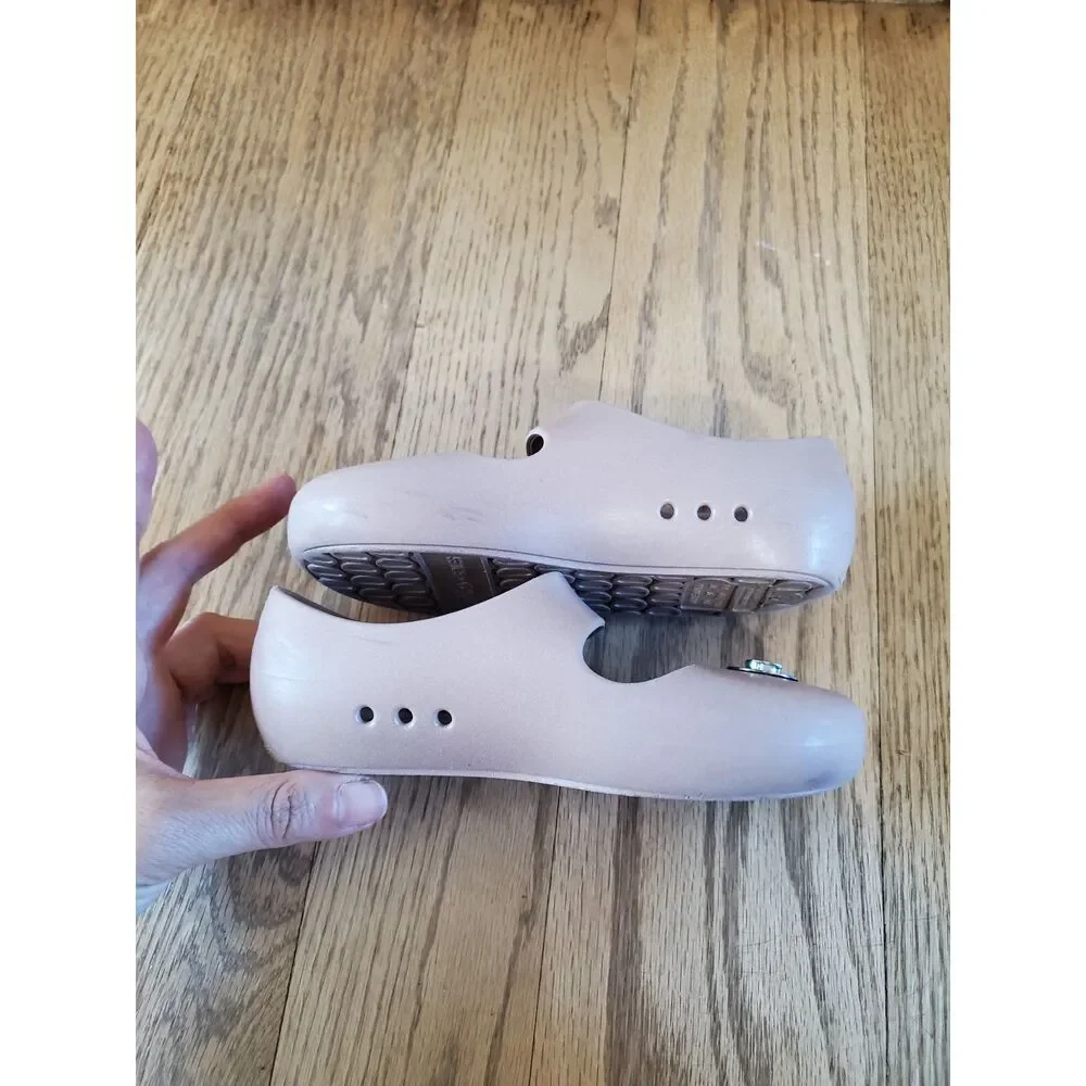 baubles + soles Girls 10 Kaia in Sand Shoes No Bauble/Charm GUC Discontinued